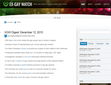 Tablet Screenshot of exgaywatch.com